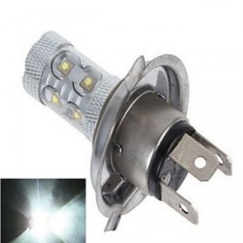 Lampe à Led H4, Couleur lumière Blanc Froid, 1 pièce, Puissance 50W, 9Led Haute Puissance, Lumens 1200lm, Tension DC 12 / DC 24 V