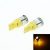 Lampe à Led à Support T10 149 168, Couleur lumière jaune, Puissance 5W, 11LED x5730smd, Tension 12-16V