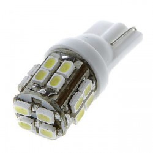 Lampe à Led T10 168 194 W5W, Couleur lumière Blanc froid, 20 LED 1206 SMD