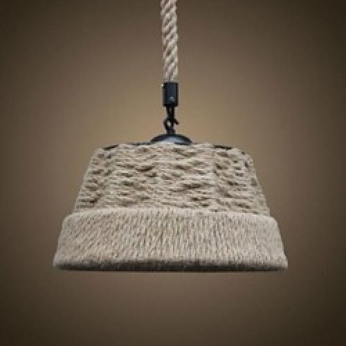 Lampe Rétro avec Store à Corde