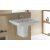 Lavabo avec demi-colonne Gala Street Square 60…