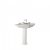 LAVABO CERAMIQUE WALDORF 80-55 CM PERCAGE 3 TROUS – CRISTINA ONDYNA WD8155