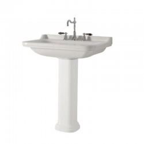 LAVABO CERAMIQUE WALDORF A SUSPENDRE OU SUR COLONNE 80-55 CM – CRISTINA ONDYNA WD8055
