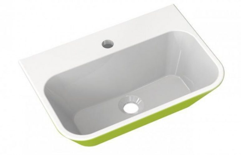 Lavabo Collectif Hewi Kids 510 x 350 mm Vert pomme 950.12.1016 74