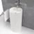 Lavabo colonne design VISTABELLA Ø45 cm en solid surface