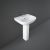 Lavabo Colonne Rak Ceramics TONIQUE 550x450mm Blanc Alpin