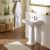 Lavabo colonne style Antique Blanc