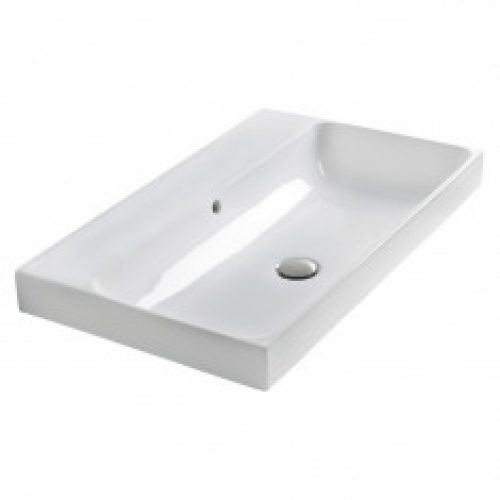 Lavabo céramique NORMAL L60xP45XH10cm sans perçage