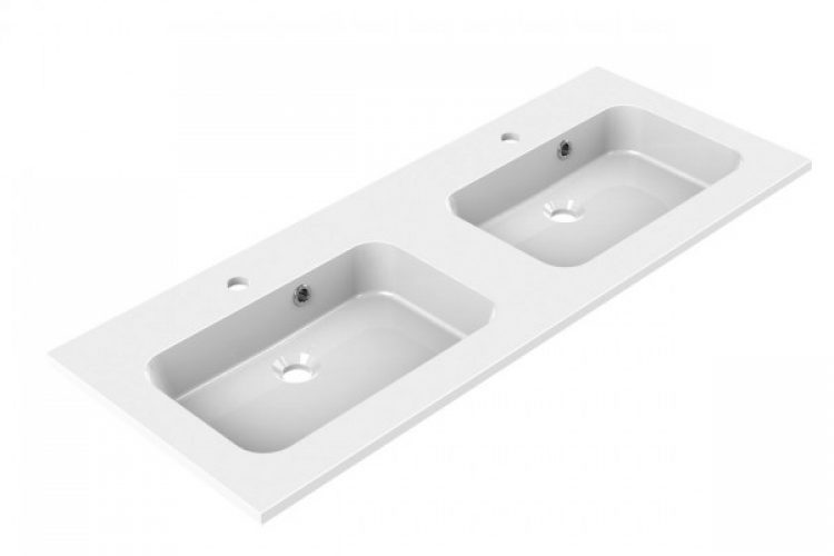 Lavabo Double Allibert STYLE Blanc 822509
