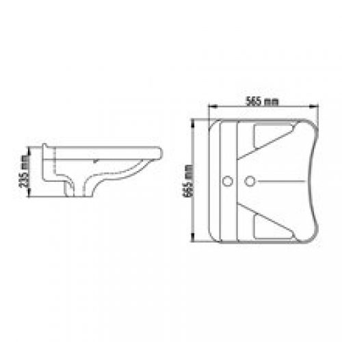 Lavabo ergonomique Casual Mediclinics
