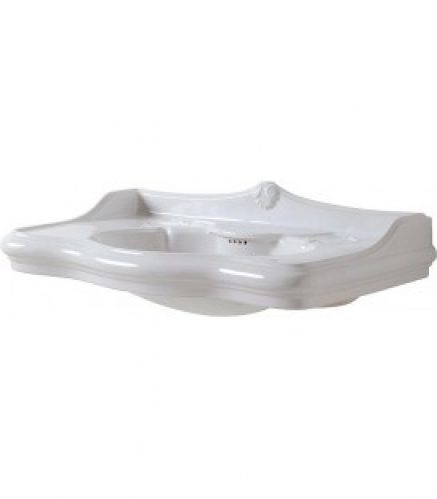 Lavabo JUBILÄUM lxHxP:910x320x510mm avec 3 trous pour robinetterie