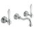 LAVABO MELANGEUR MURAL CHAMBORD S/MECANISME A/VIDAGE UP&DOWN CHROME – CRISTINA ONDYNA CE24251