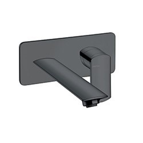 LAVABO MURAL PROFILO  AVEC PLAQUE DROIT BEC 22.5 UP&D BLACK MAT – CRISTINA ONDYNA PF25813