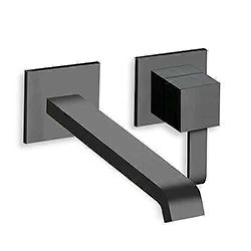 LAVABO MURAL QUADRI 2 TROUS SAILLIE 22.5 CM BLACK MAT EX QM279 – CRISTINA ONDYNA QM25913