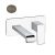 LAVABO MURAL QUADRI S AVEC PLAQUE SAILLIE 18 CM METAL BROSS  EX QS266 – CRISTINA ONDYNA QS25677