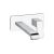 LAVABO MURAL QUADRI S PLAQUE SAILLIE 22.5 CM CHROME – CRISTINA ONDYNA QS25851