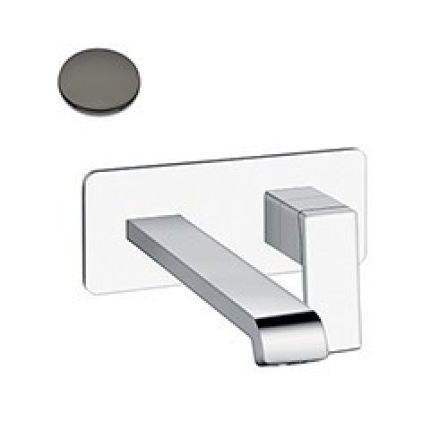 LAVABO MURAL QUADRI S PLAQUE SAILLIE 22.5 CM CHROME NOIR – CRISTINA ONDYNA QS25872