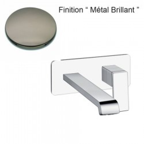 LAVABO MURAL QUADRI S PLAQUE SAILLIE 22.5 CM METAL BRILLANT – CRISTINA ONDYNA QS25880