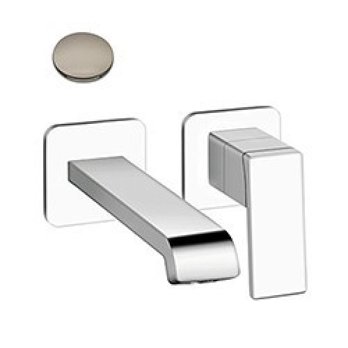 LAVABO MURAL REGULAR QUADRI S 2 TROUS BEC 18  METAL BRILLANT EX QS267 – CRISTINA ONDYNA QS25780