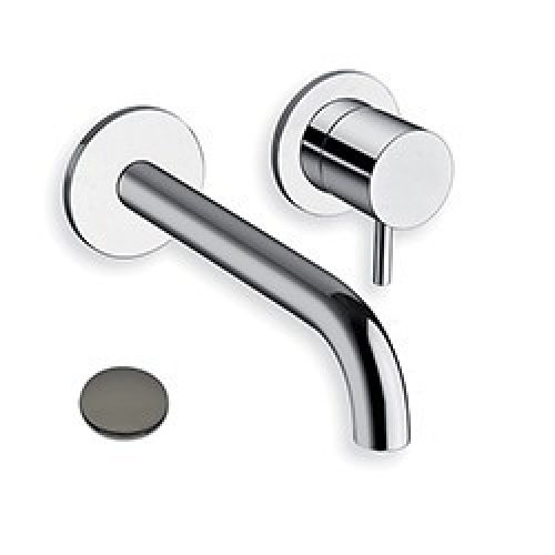 LAVABO MURAL TRIVERDE 2 TROUS BEC 18 CM CHROME NOIR – CRISTINA ONDYNA TV25772