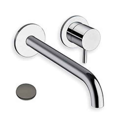 LAVABO MURAL TRIVERDE 2 TROUS BEC 22.5 CM CHROME NOIR – CRISTINA ONDYNA TV25972