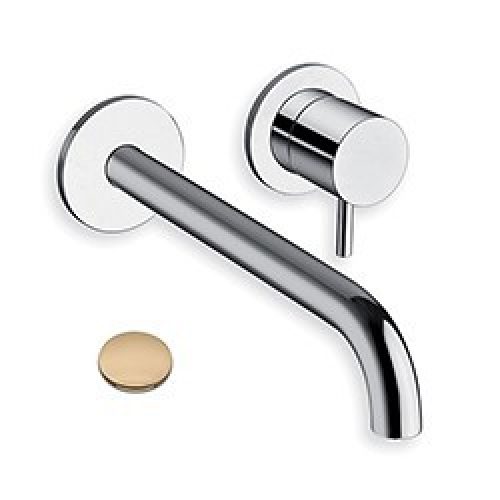 LAVABO MURAL TRIVERDE 2 TROUS BEC 22.5 CM OR ROSE EX TV279 – CRISTINA ONDYNA TV25946