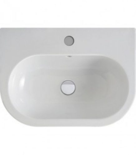 Lavabo &lsquo;NUVOLA&rsquo; lxHxP900x170x450mm en céramique blanche
