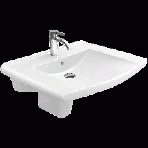 Lavabo PMR avec poignée de préhension Villeroy et Boch Architectura Vita