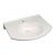 Lavabo PMR Geberit Publica 1 Trou Antibactérien 600x115x550mm Blanc Alpin