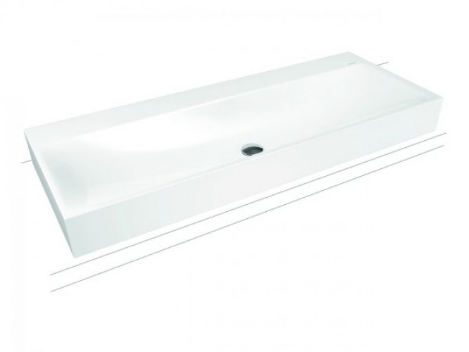 Lavabo à poser Kaldewei , modèle 3049 sans trop-plein Silenio (906406353001)
