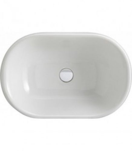 Lavabo à poser NUVOLA lxHxP 750x160x400mm en céramique blanche