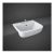 Lavabo Semi Encastré Rak Ceramics SERIES 600 520x425mm Blanc Alpin