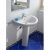 Lavabo sur colonne Victoria 52 x 41 cm Roca