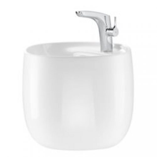 Lavabo sur demi-colonne Beyond 46 x 47 cm Roca