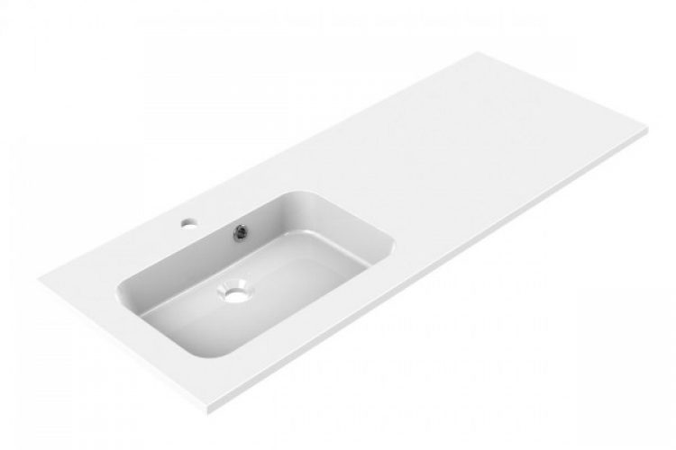 Lavabo Sur Meuble Allibert STYLE À Gauche Blanc 822508