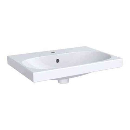 Lavabo Sur Meuble Geberit Acanto Projection Raccourcie 600x168x422mm Blanc