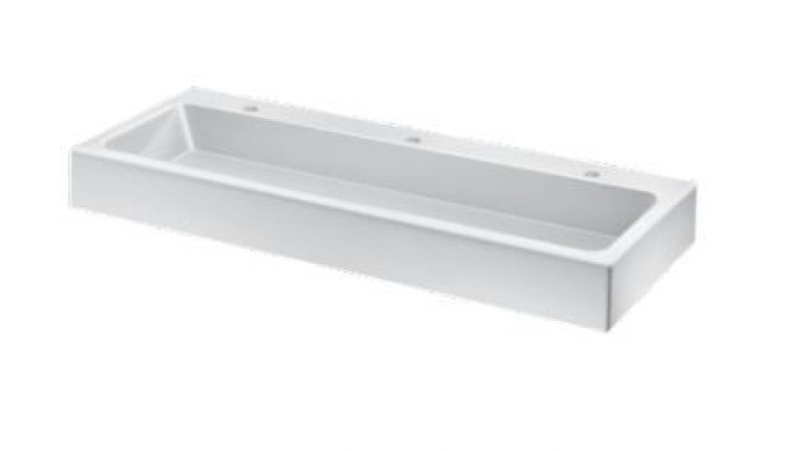 Lavabo Suspendu collectif Delabie MINERALCAST 350 mm x 145 mm 453140