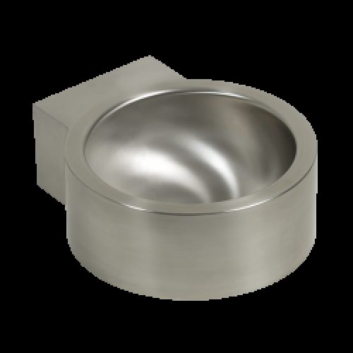 Lavabo suspendu en acier inoxydable (SLUN 17)