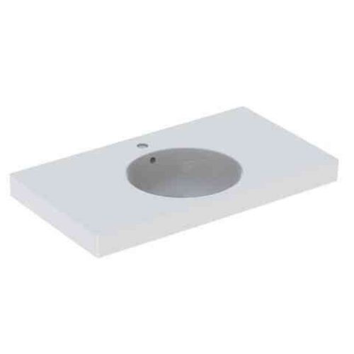 Lavabo Suspendu Geberit Preciosa II Avec Plan De Toilette 900x165x500mm Blanc