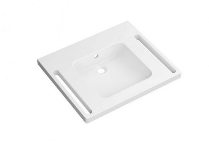 Lavabo Suspendu Hewi 650 mm Blanc Alpin