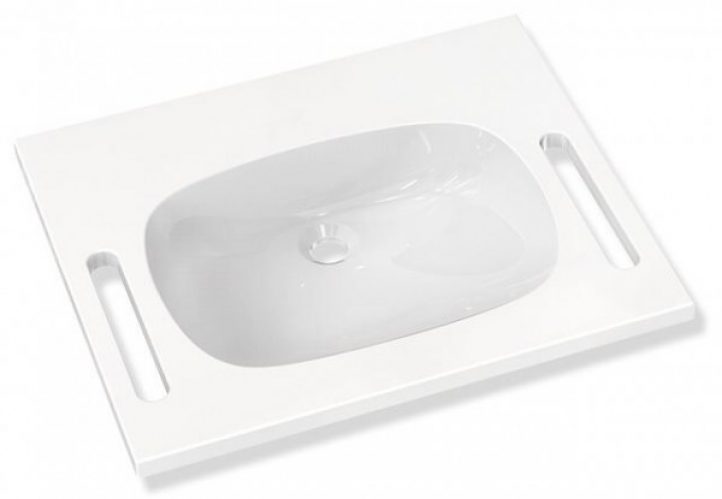 Lavabo Suspendu Hewi System M 40 650 mm Blanc Alpin