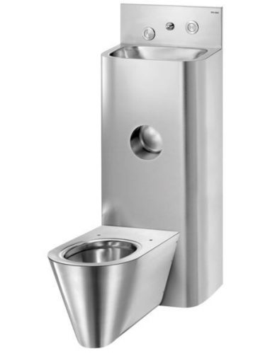 Lavabo WC Delabie Combi KOMPACT à poser au sol 166800