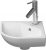 Lave Main Angle Duravit ME by Starck d’angle 435 mm