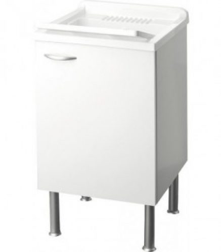 Lave main avec meuble 1 porte LxlxH: 450x500x850mm