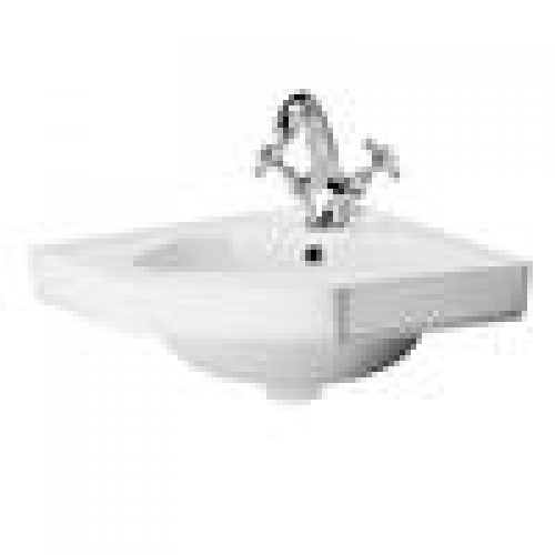 Lave-main d’angle rétro ABBOTT en céramique