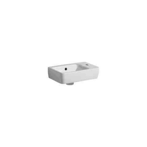 Lave Main Rectangulaire Geberit Renova Compact 1 Trou 150x250mm Blanc