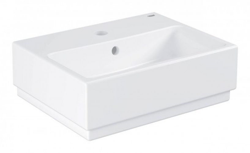 Lave Main Rectangulaire Grohe Cube Keramik 1 Trou Trop-Plein 455x350mm