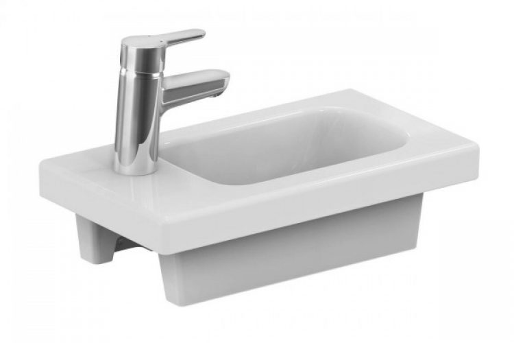Lave Main Rectangulaire Ideal Standard  Connect Space 45 x 25 cm Version gauche E1322