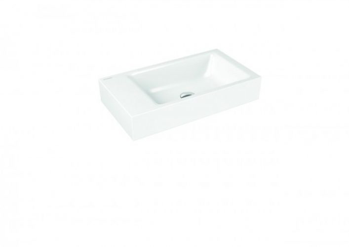 Lave Main Rectangulaire Kaldewei  modèle 3162 à gauche 1 trou de robinetterie Puro 901206393