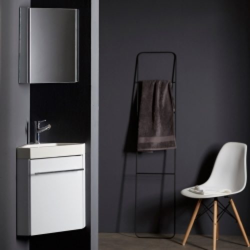 Lave-mains d&rsquo;angle avec meuble complet…